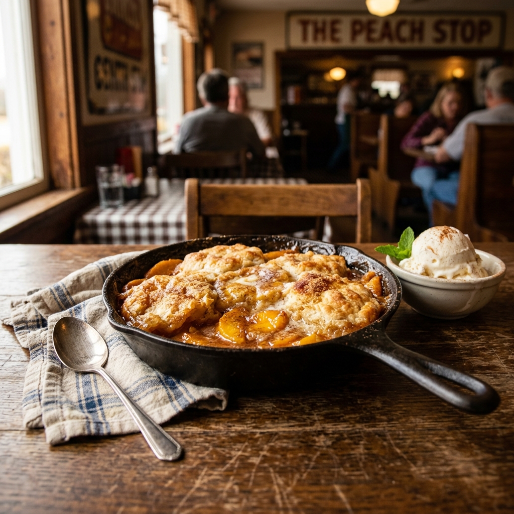 Authentic Georgia Peach Cobbler