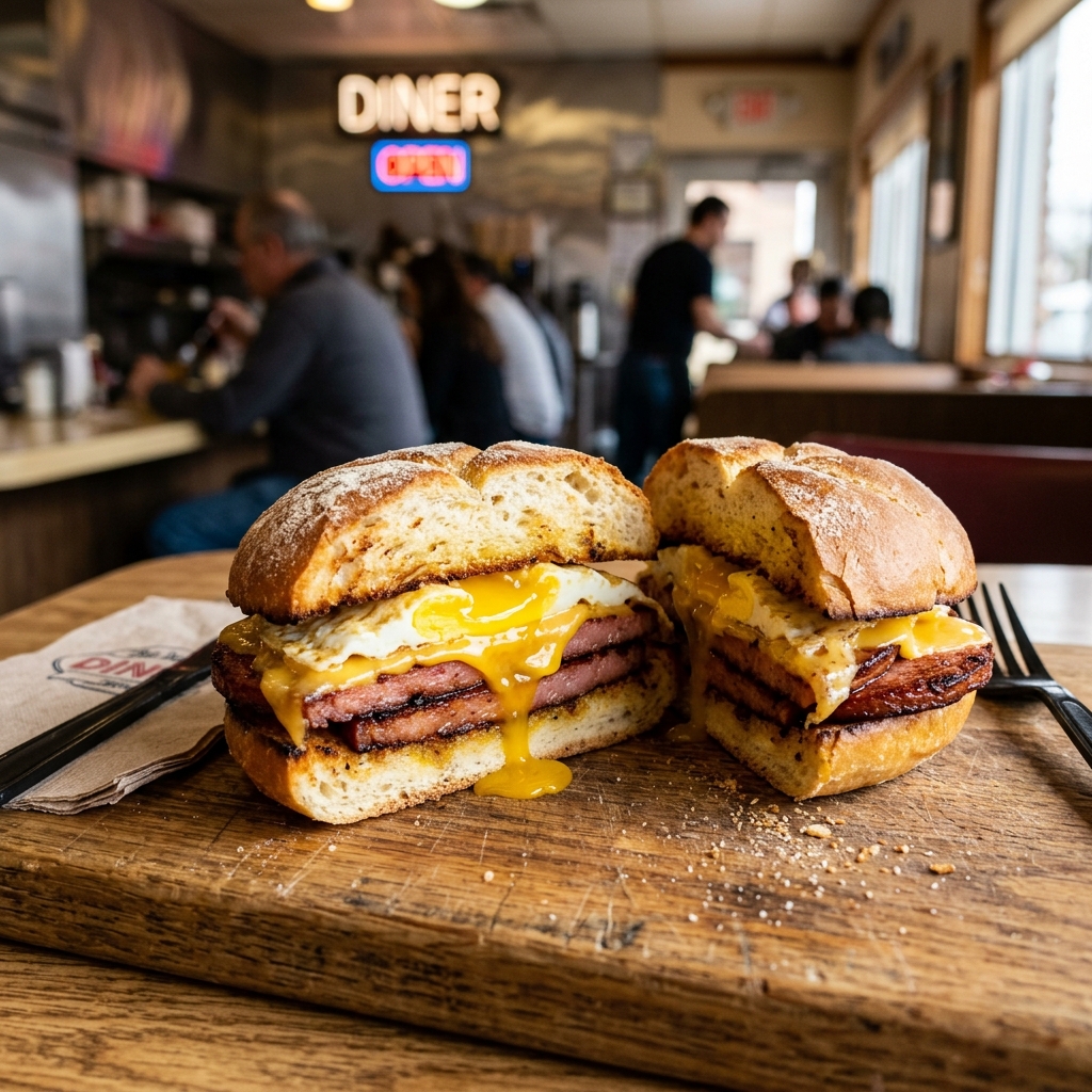 Classic New Jersey Taylor Ham, Egg, and Cheese