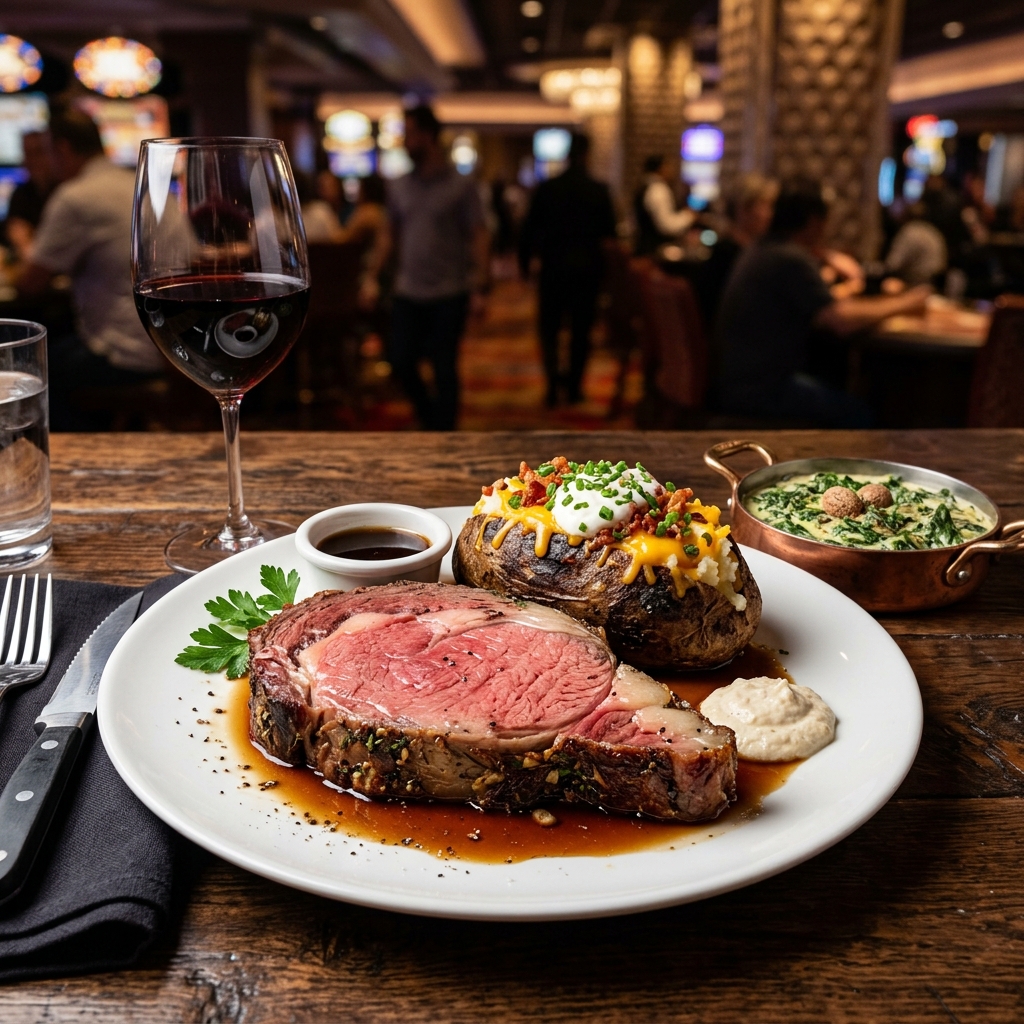 Classic Las Vegas Casino Prime Rib