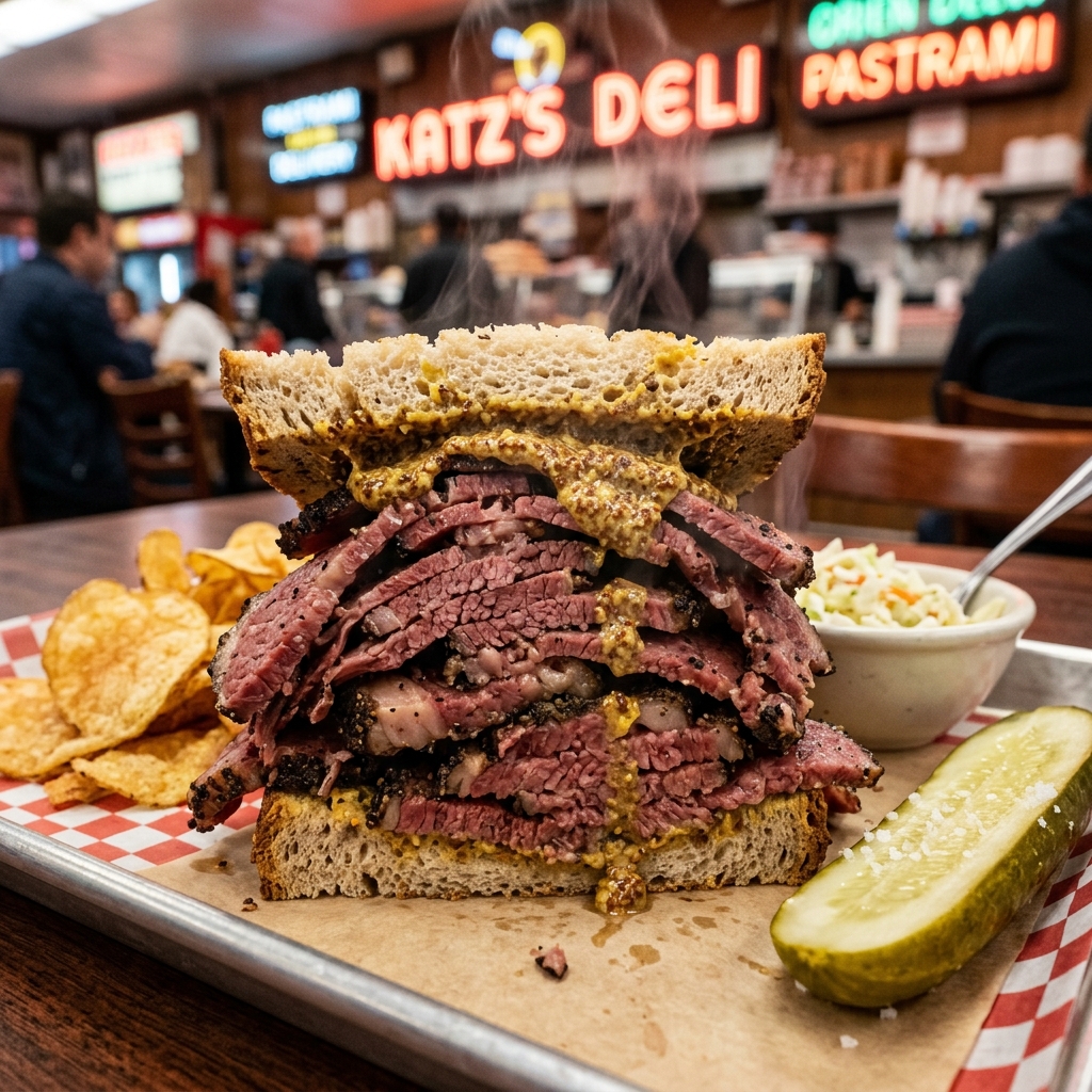 Authentic New York Pastrami on Rye